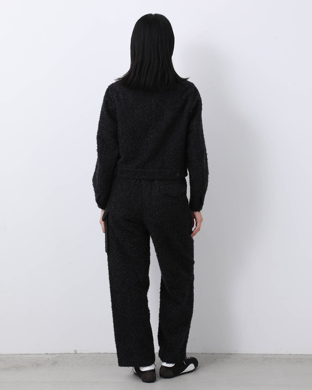 BRUSHED WOOL SIDE SEAMLESS 4P PANTS(WOMEN'S)