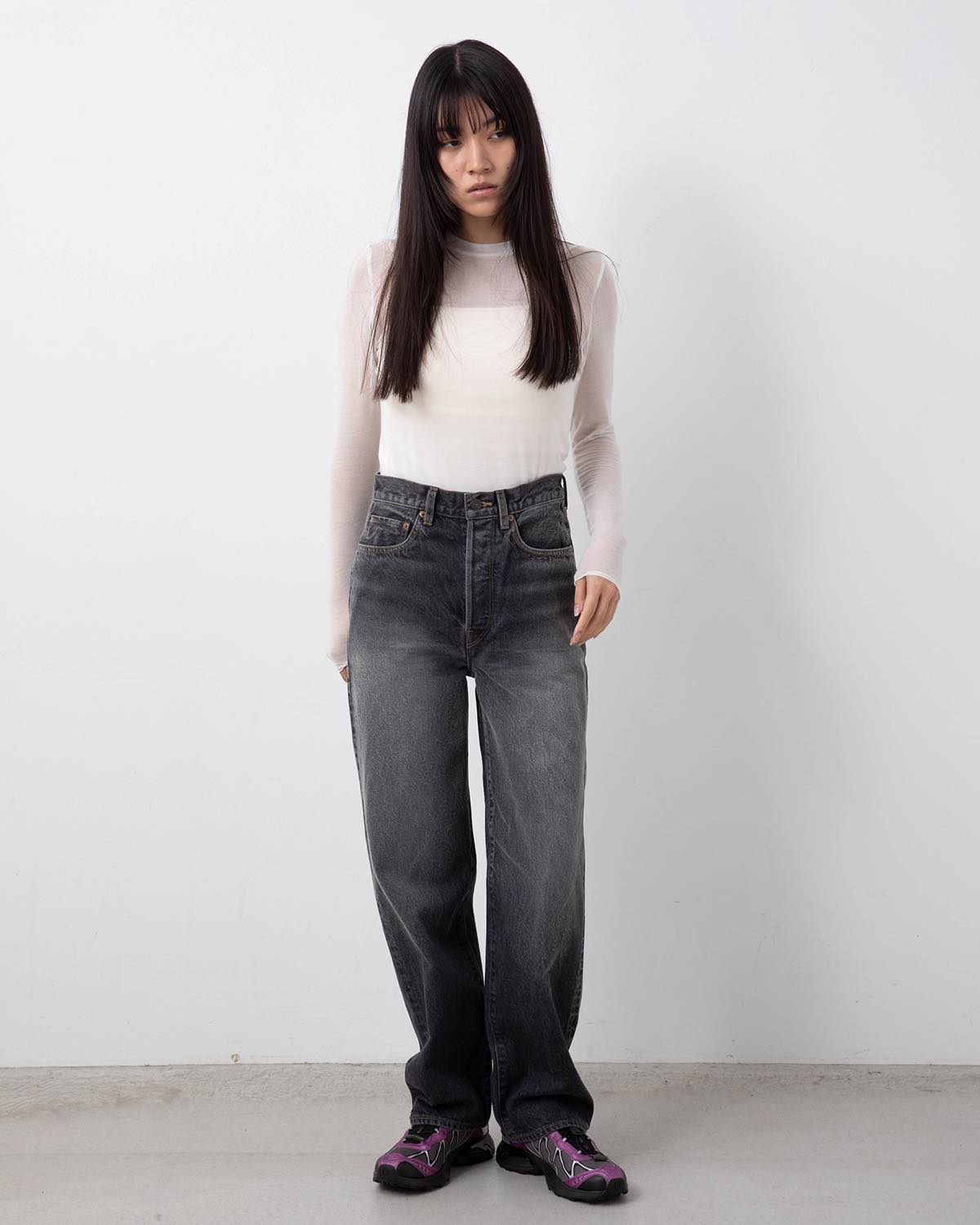 13.5OZ DENIM PANTS NARROW (WOMEN'S)