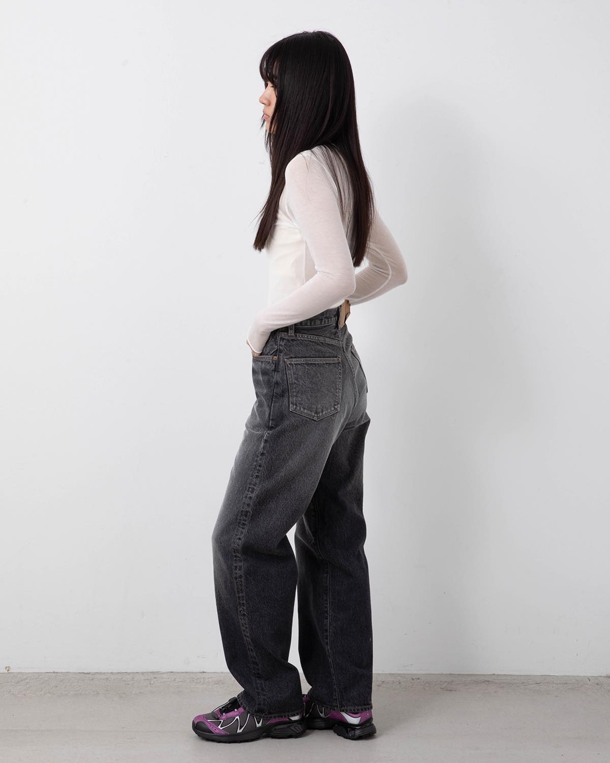 13.5OZ DENIM PANTS NARROW (WOMEN'S)