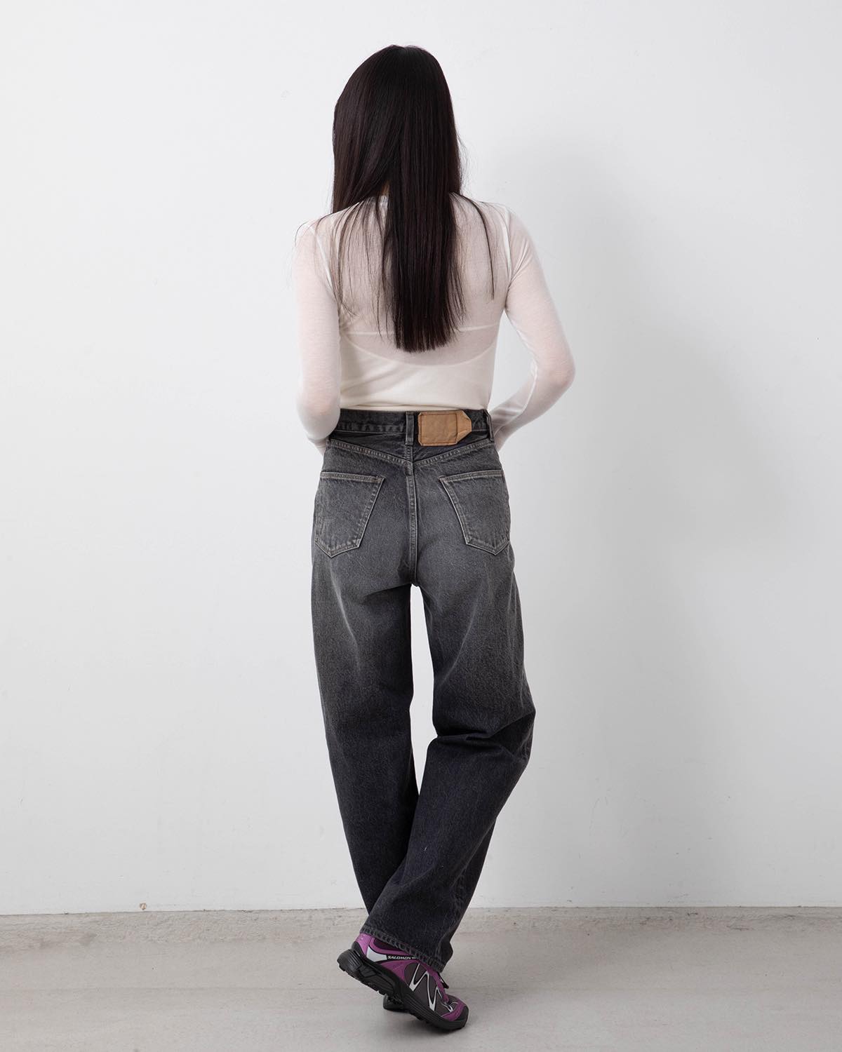 13.5OZ DENIM PANTS NARROW (WOMEN'S)