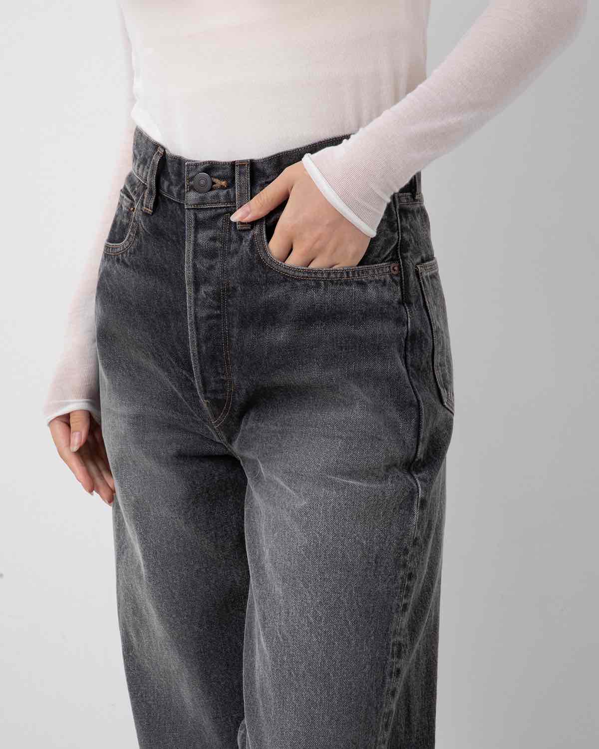 13.5OZ DENIM PANTS NARROW (WOMEN'S)