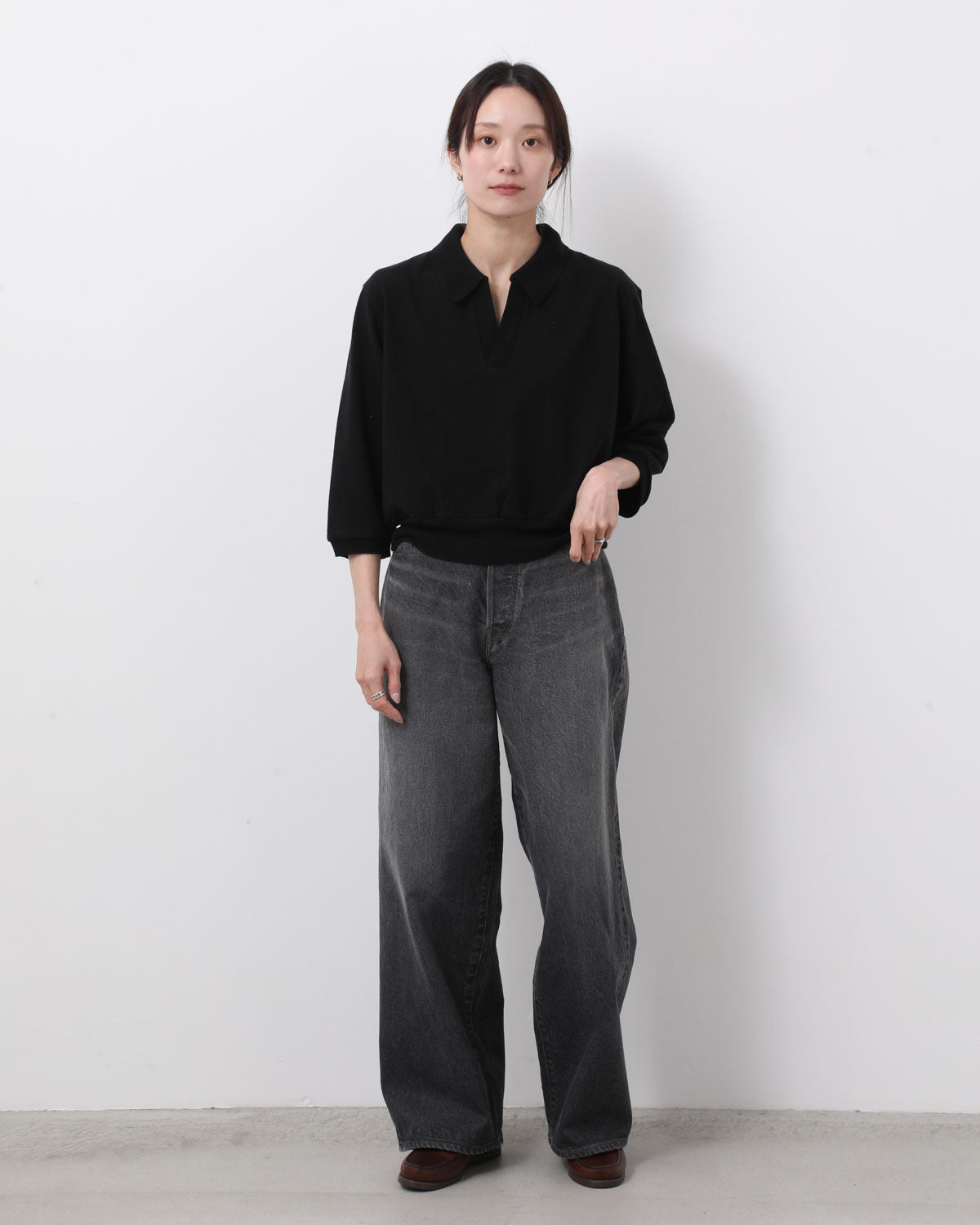 13.5OZ DENIM PANTS WIDE (WOMEN'S)