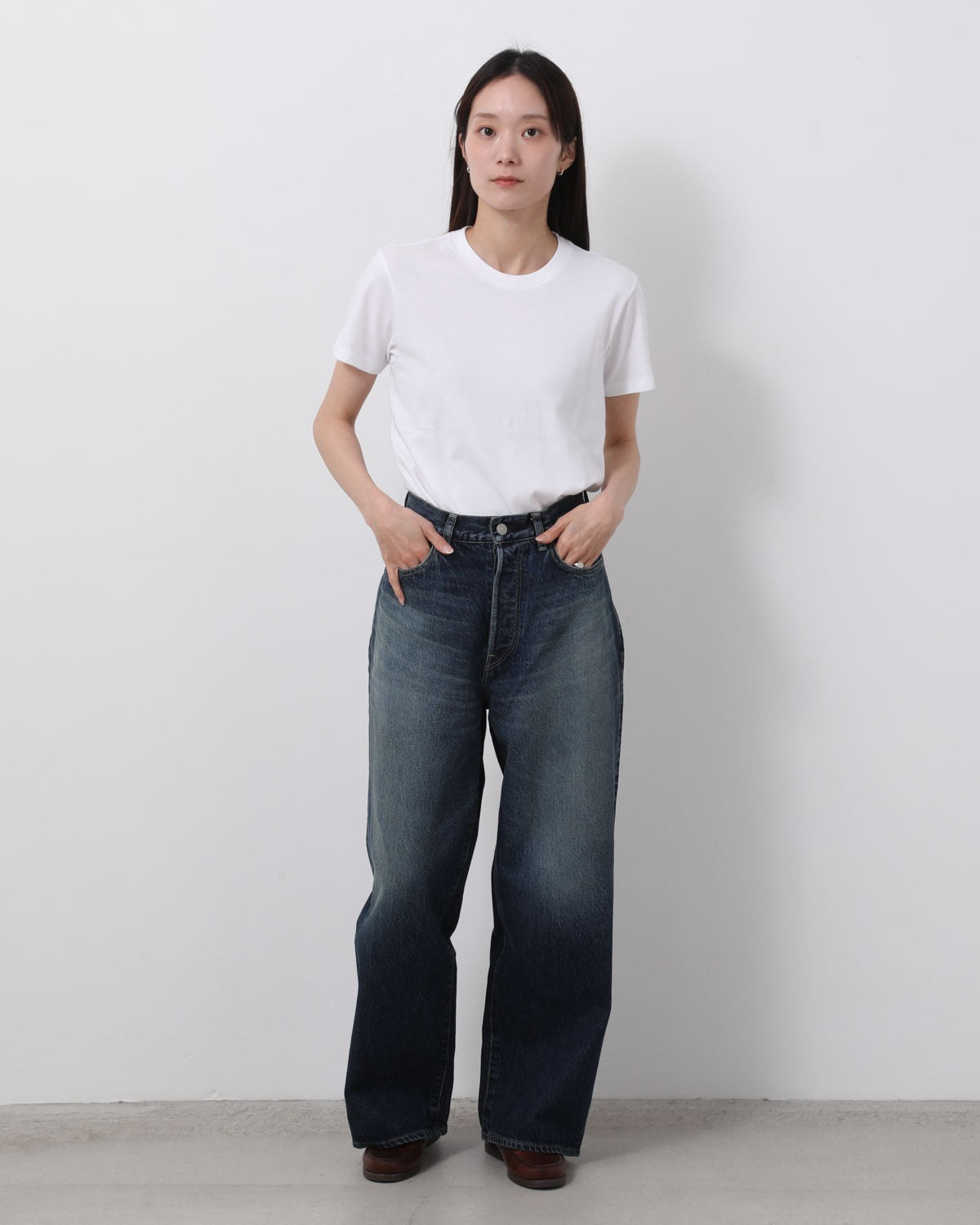 13.5OZ DENIM PANTS WIDE (WOMEN'S)