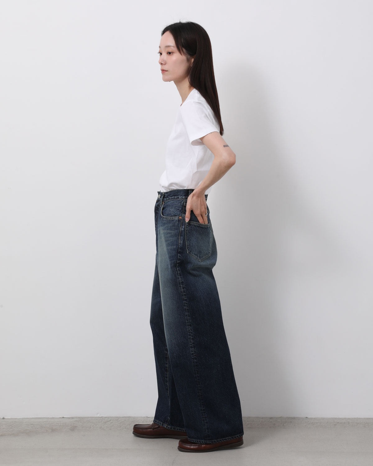 13.5OZ DENIM PANTS WIDE (WOMEN'S)