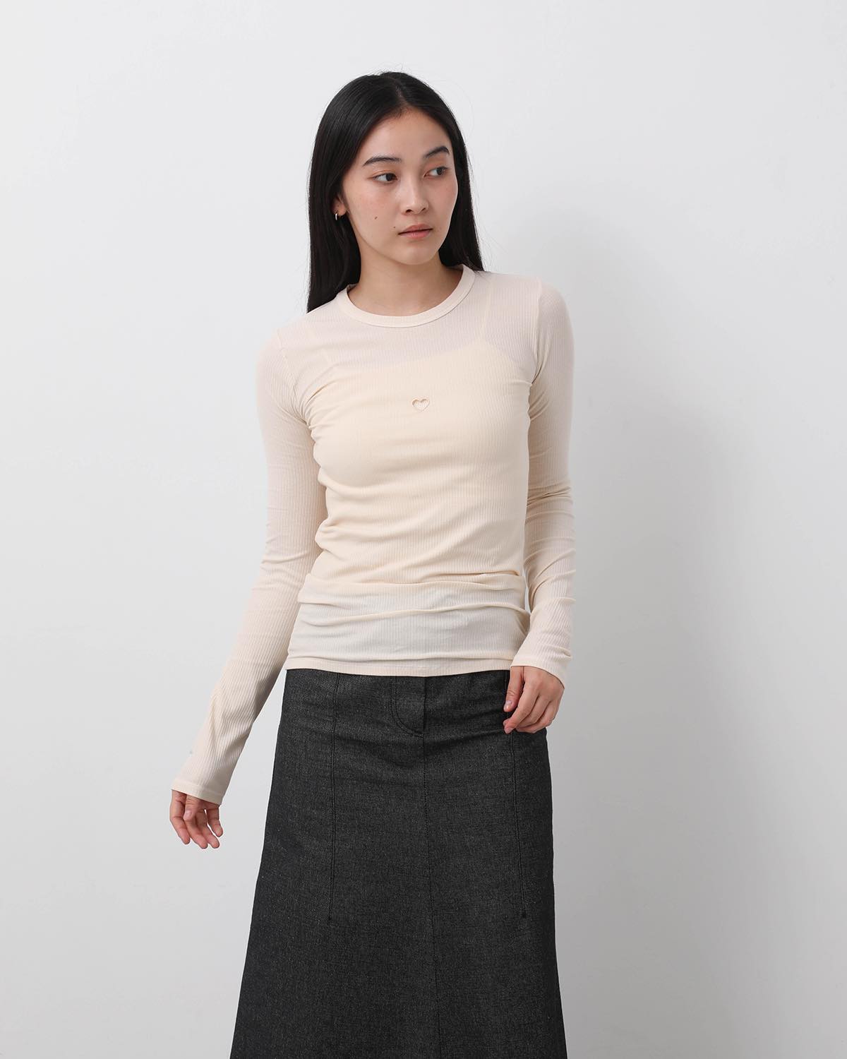 HEART LONG SLEEVE TEE