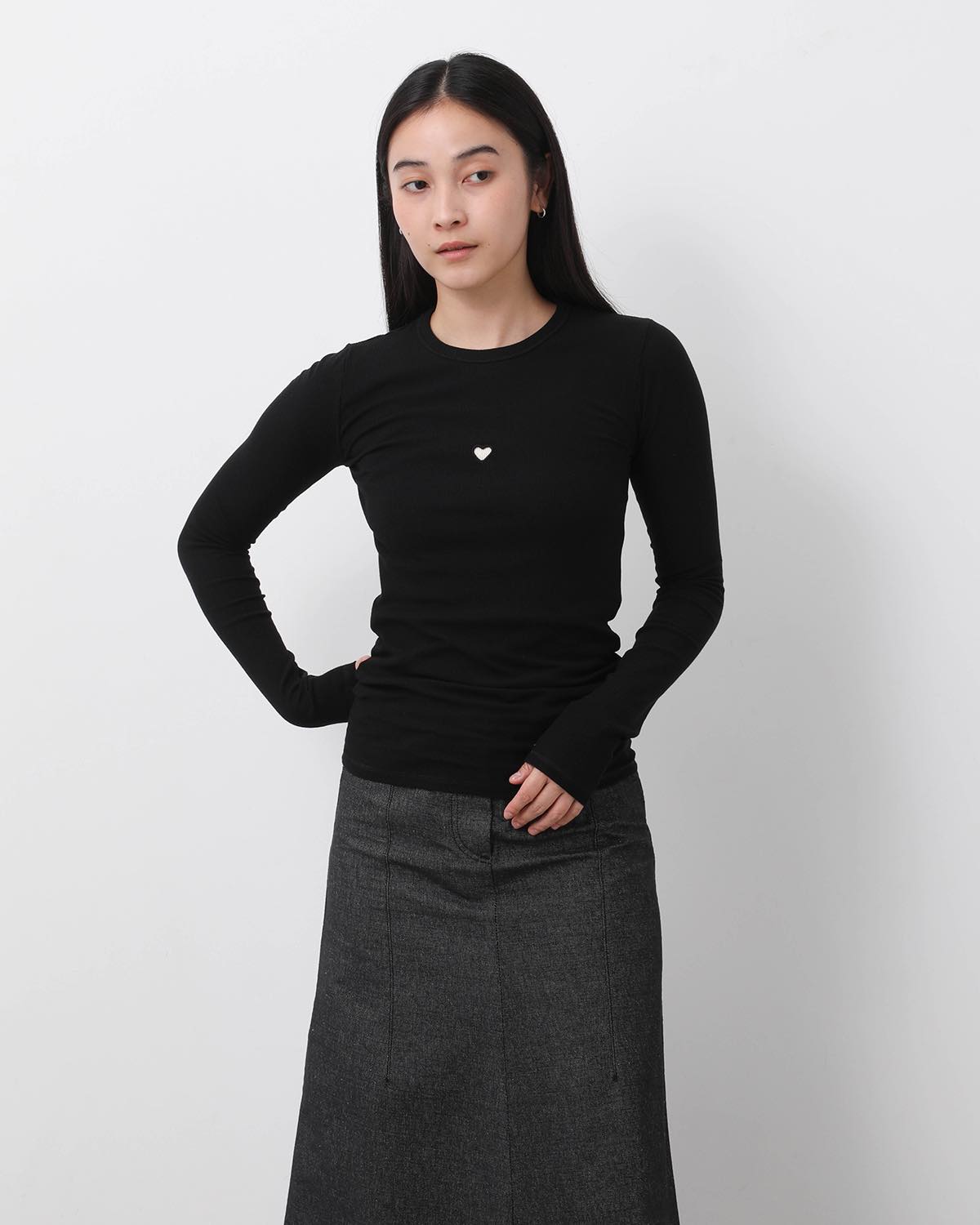HEART LONG SLEEVE TEE