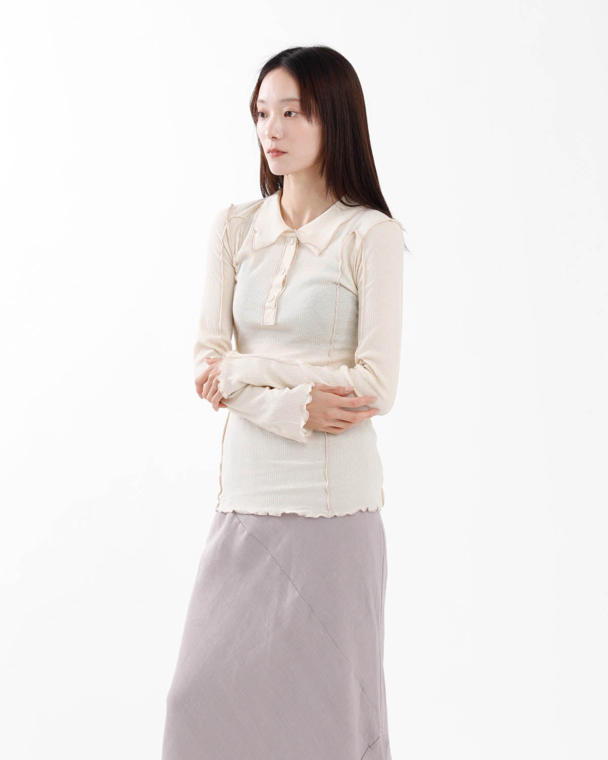 OMATO POLO LONG SLEEVE TEE