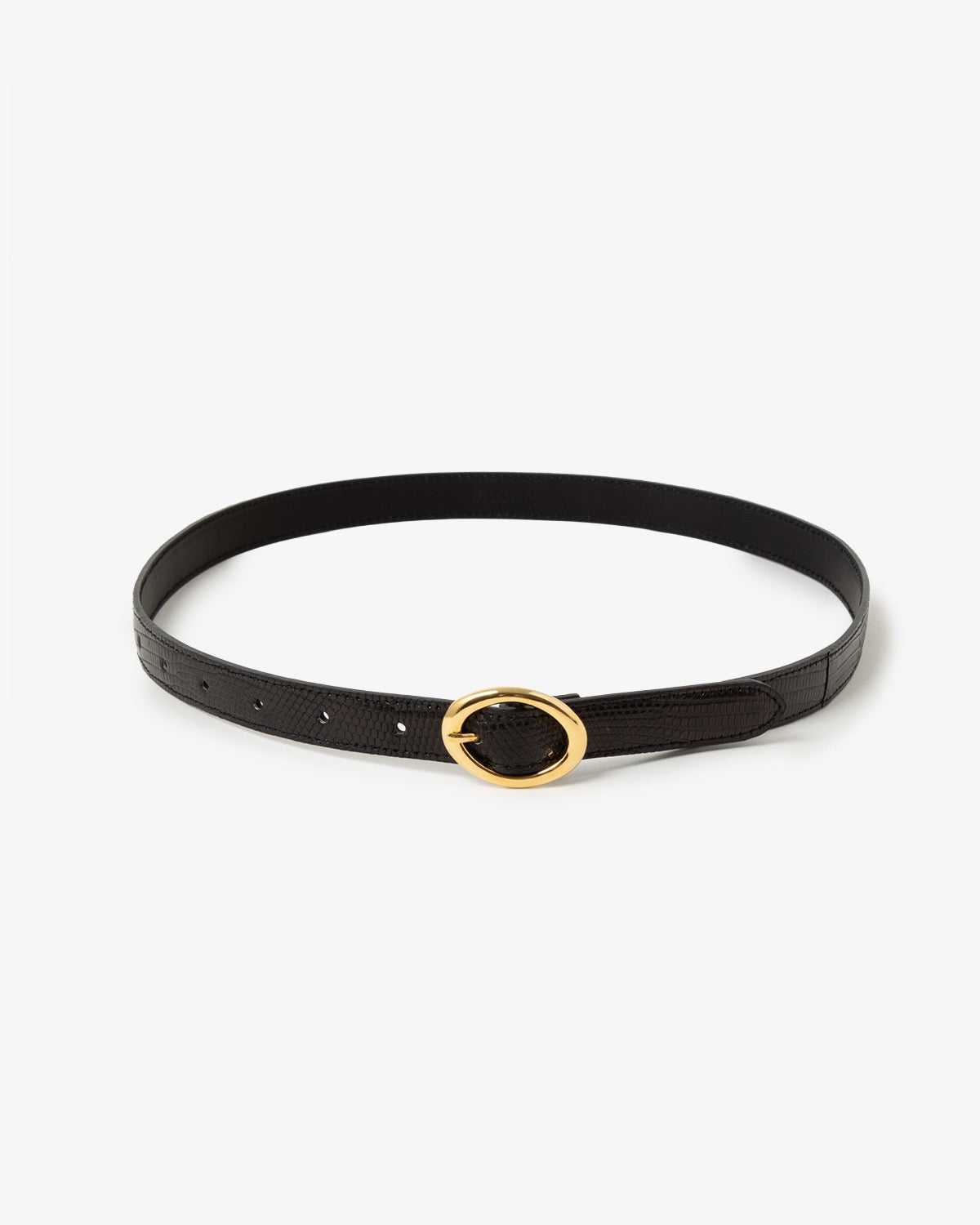 LIZARD OVAL BELT
