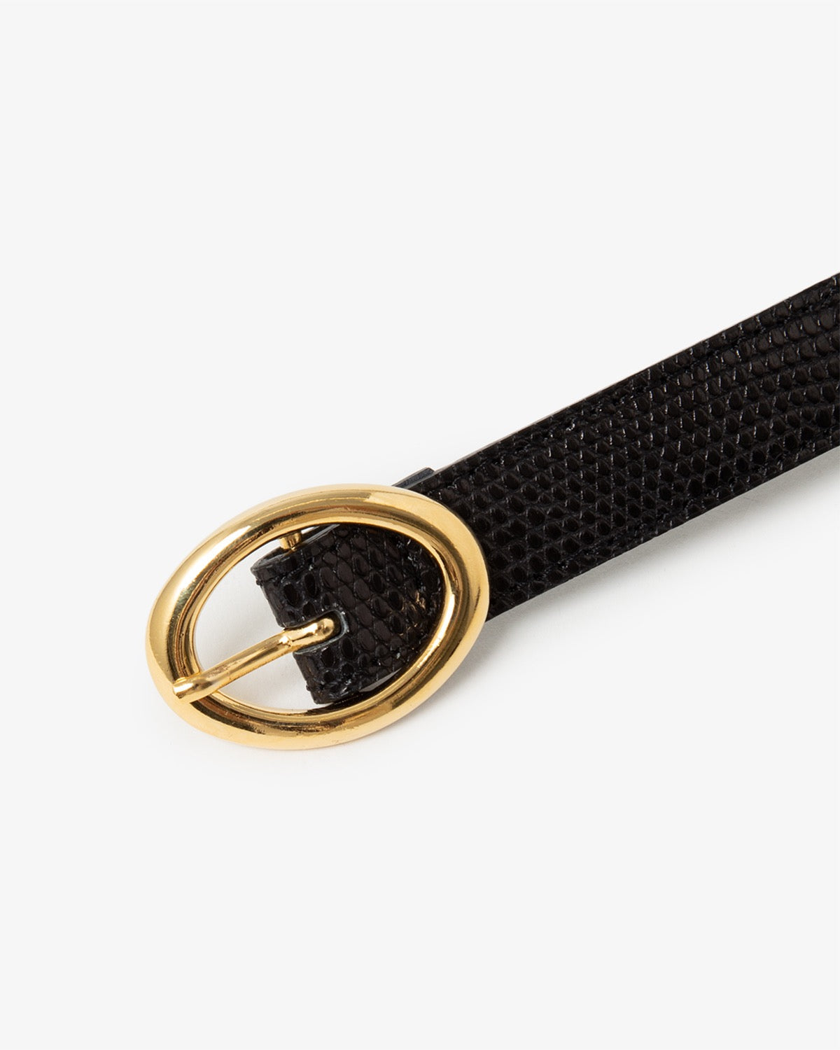 LIZARD OVAL BELT