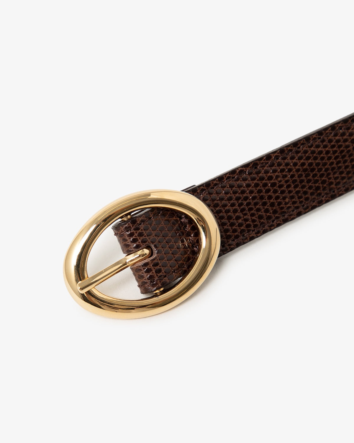 LIZARD OVAL BELT