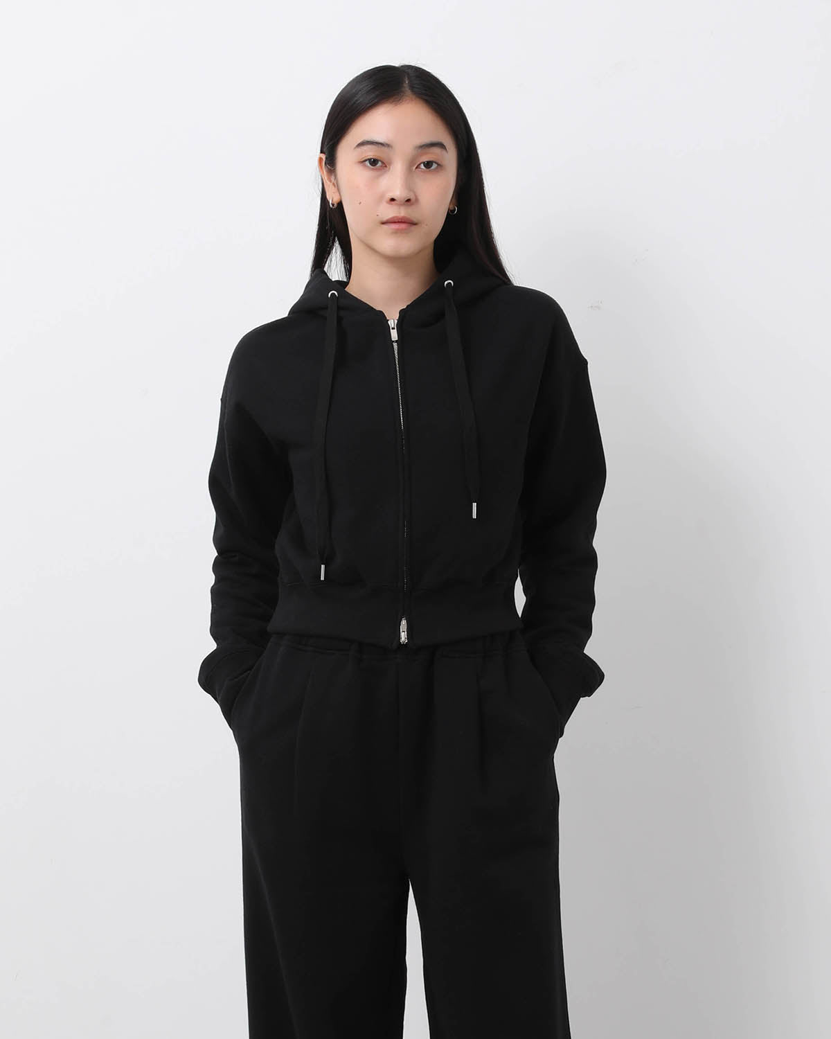 CO/WO URAKE SHORT ZIP HOODIE