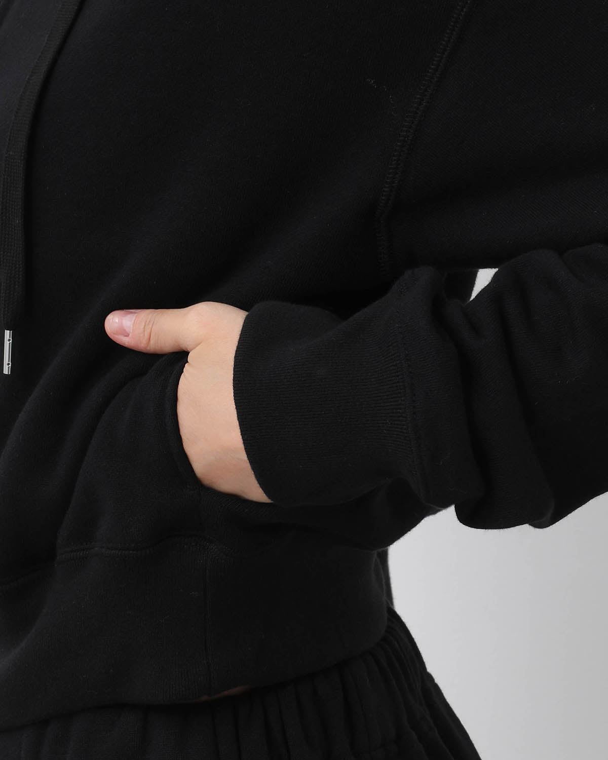 CO/WO URAKE SHORT ZIP HOODIE