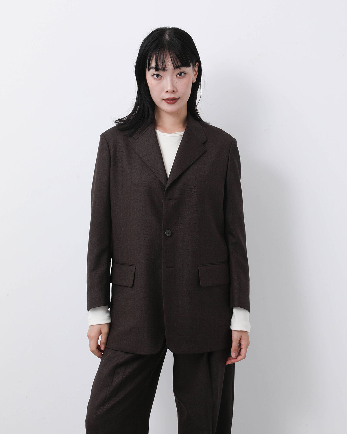 MIDDLEWOOL 3BUTTON LOOSEJACKET (WOMEN'S)