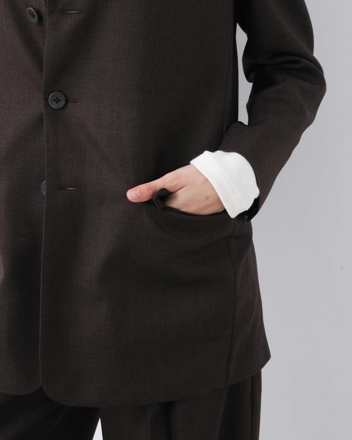 MIDDLEWOOL 3BUTTON LOOSEJACKET (WOMEN'S)