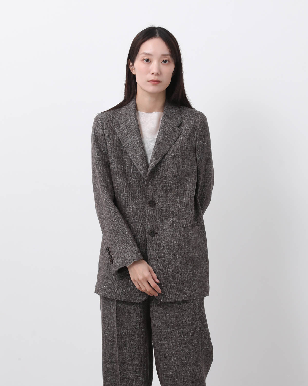 WOOL LINEN 2B JACKET