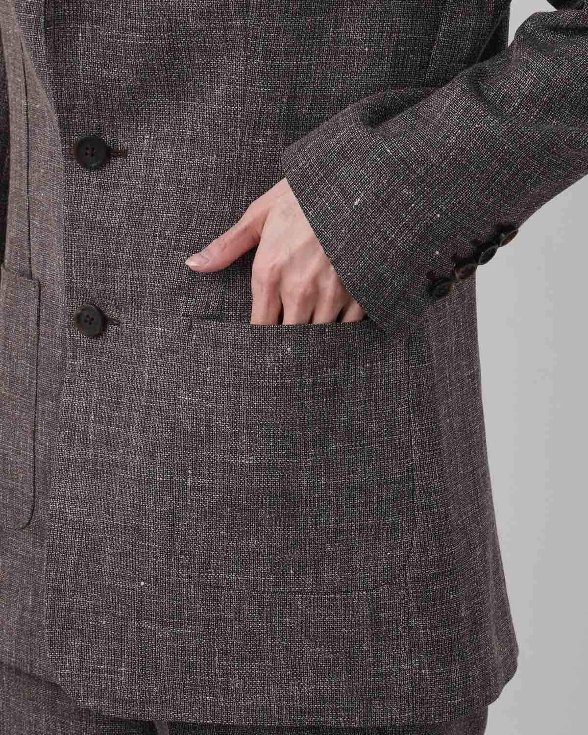 WOOL LINEN 2B JACKET