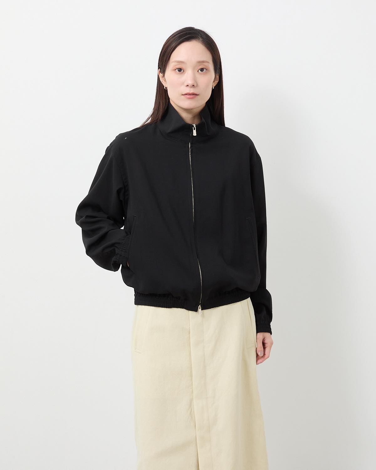 SUOER120'S WO ZIPUP BLOUSON