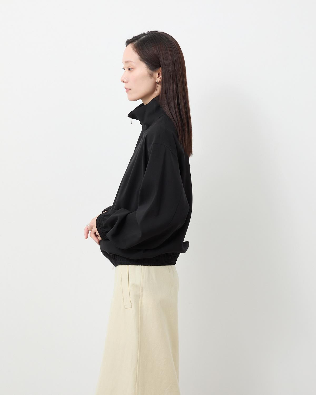 SUOER120'S WO ZIPUP BLOUSON
