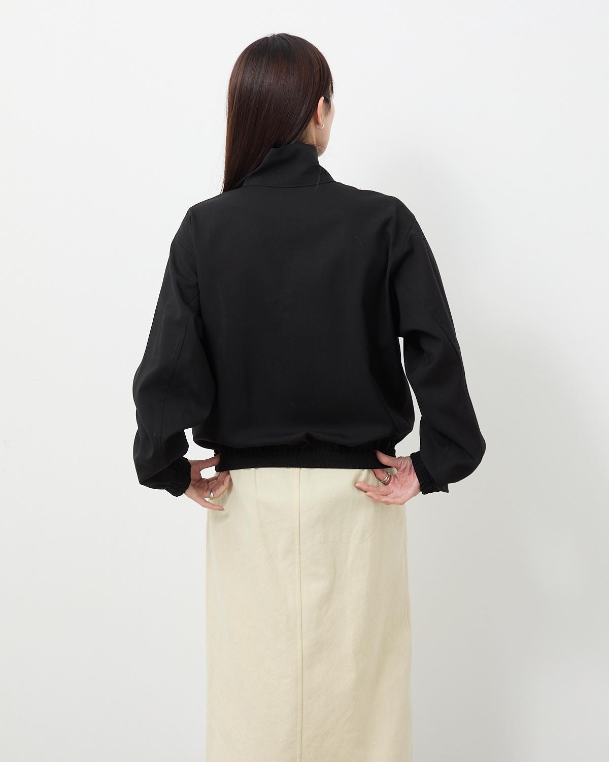 SUOER120'S WO ZIPUP BLOUSON
