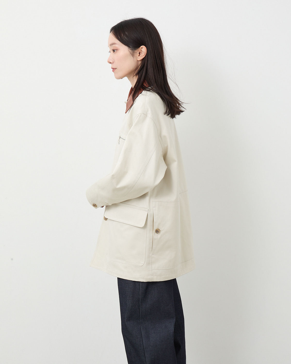 COTTON GABA HUNTING JACKET