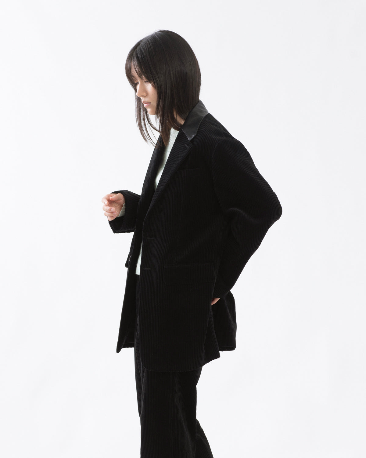 MIXED-WALE CORDUROY TAILORED JACKET