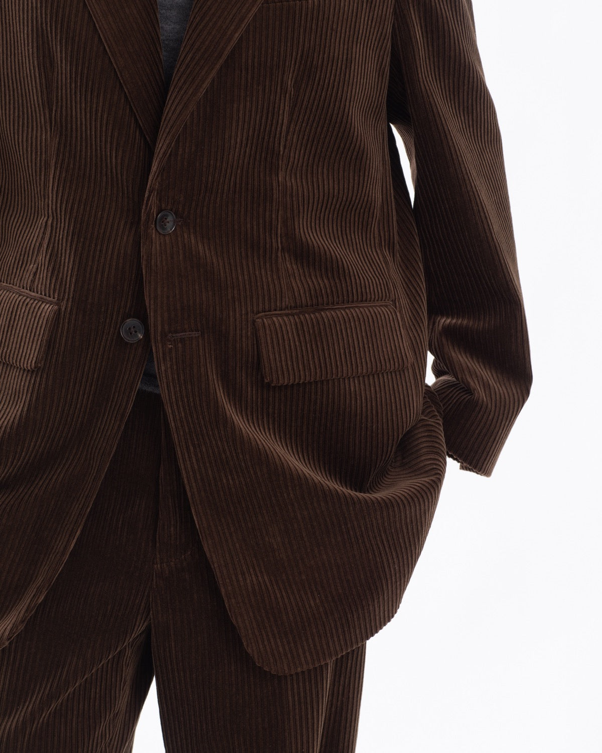 MIXED-WALE CORDUROY TAILORED JACKET