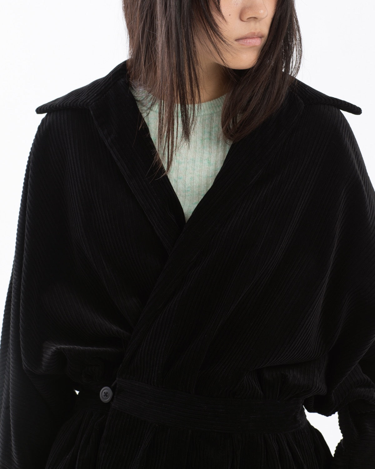 MIXED-WALE CACHECOEUR JACKET