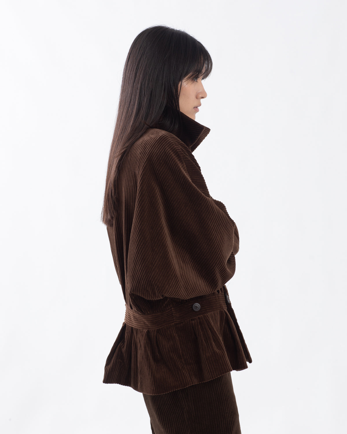 MIXED-WALE CACHECOEUR JACKET