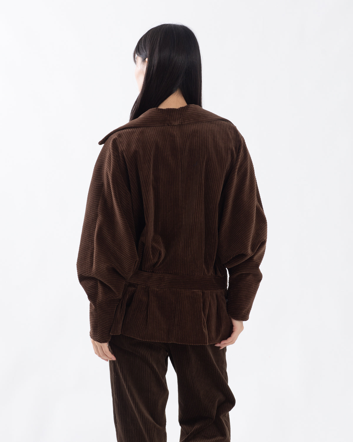 MIXED-WALE CACHECOEUR JACKET