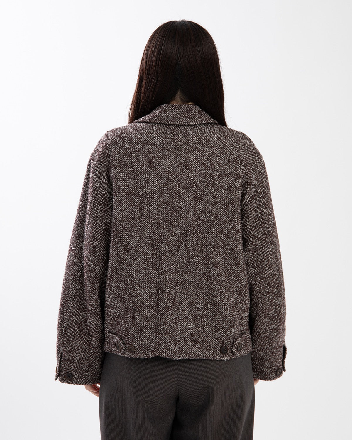 LOOP TWEED SEAM POCKET BLOUSON