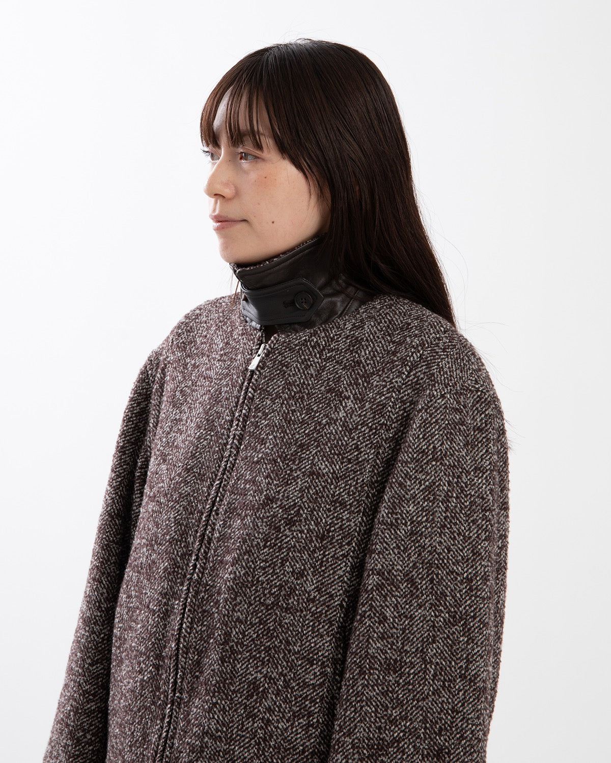 LOOP TWEED SEAM POCKET BLOUSON