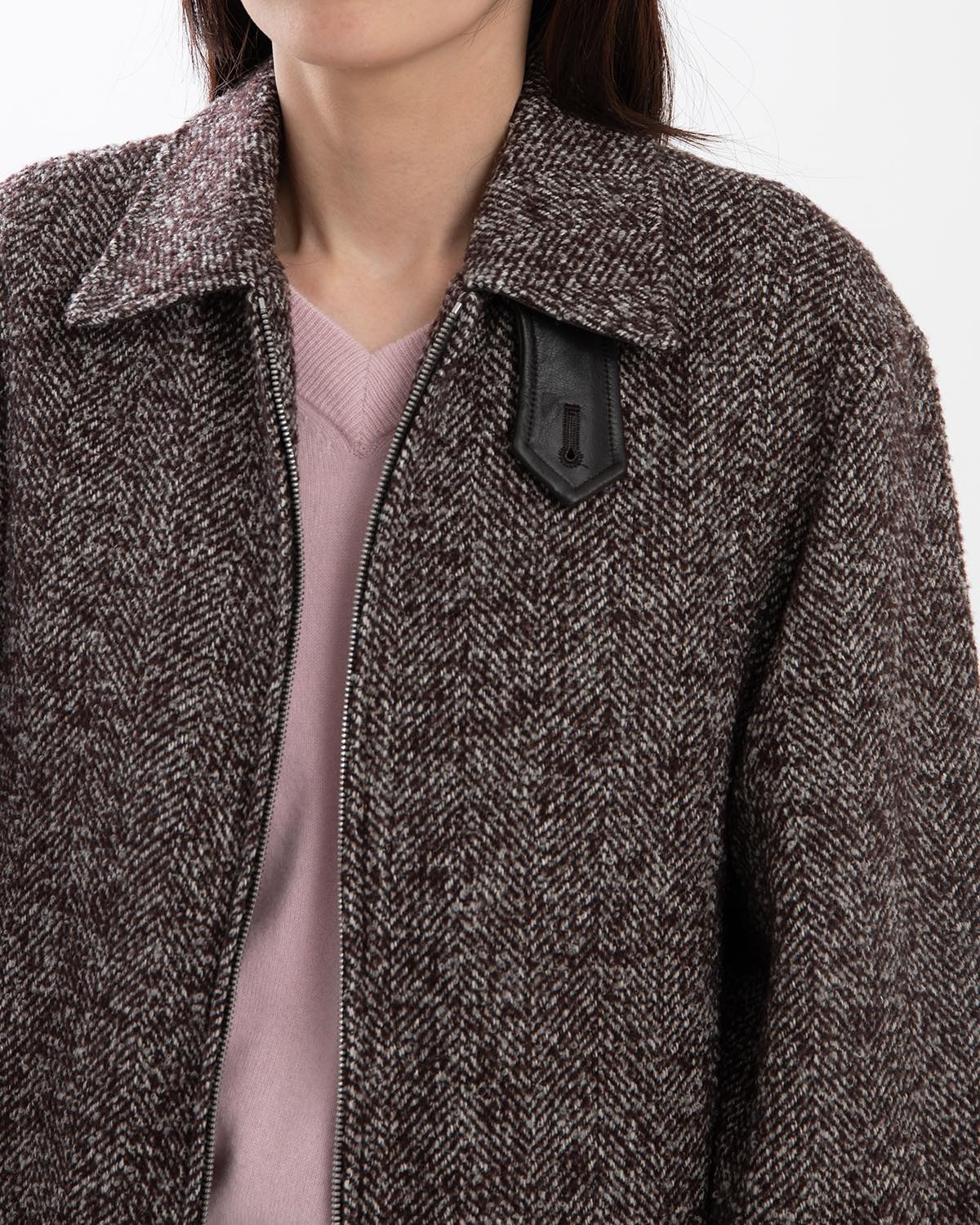 LOOP TWEED SEAM POCKET BLOUSON