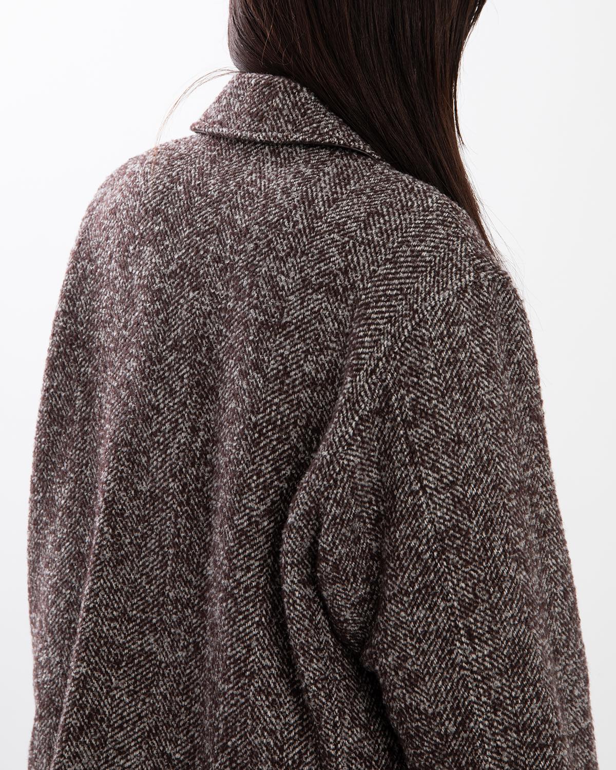 LOOP TWEED SEAM POCKET BLOUSON