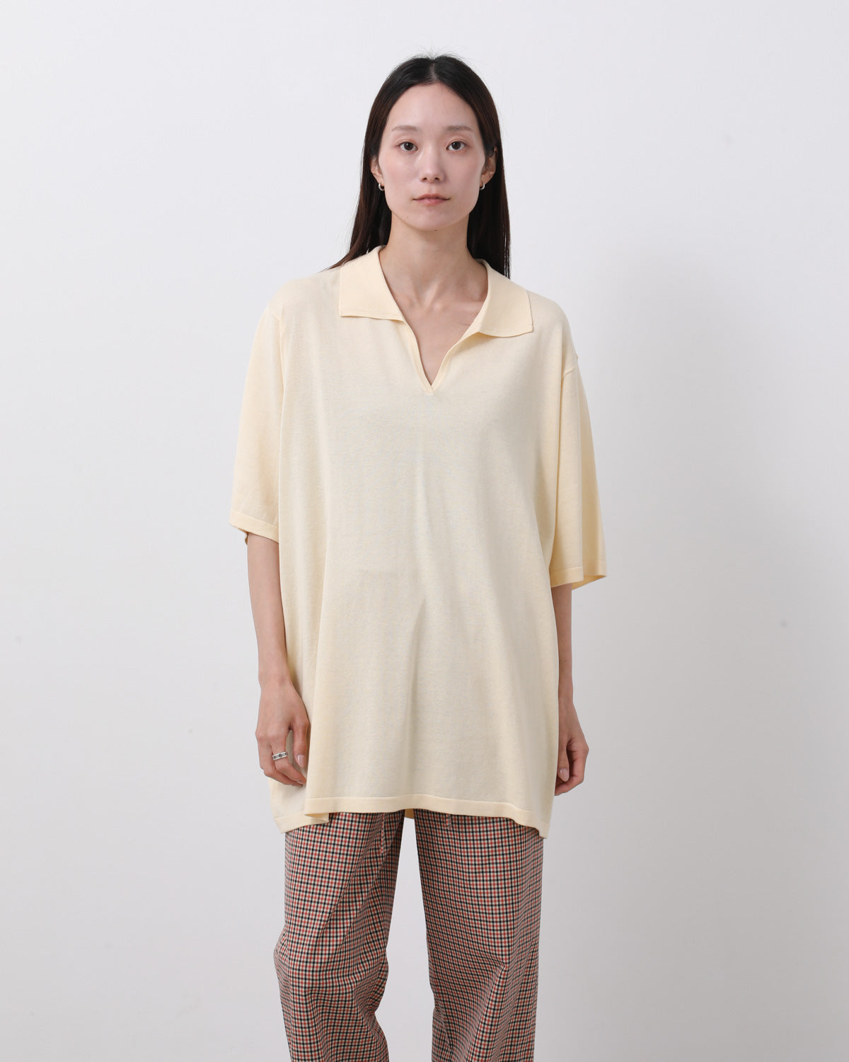 SILK COTTON SKIPPER KNIT