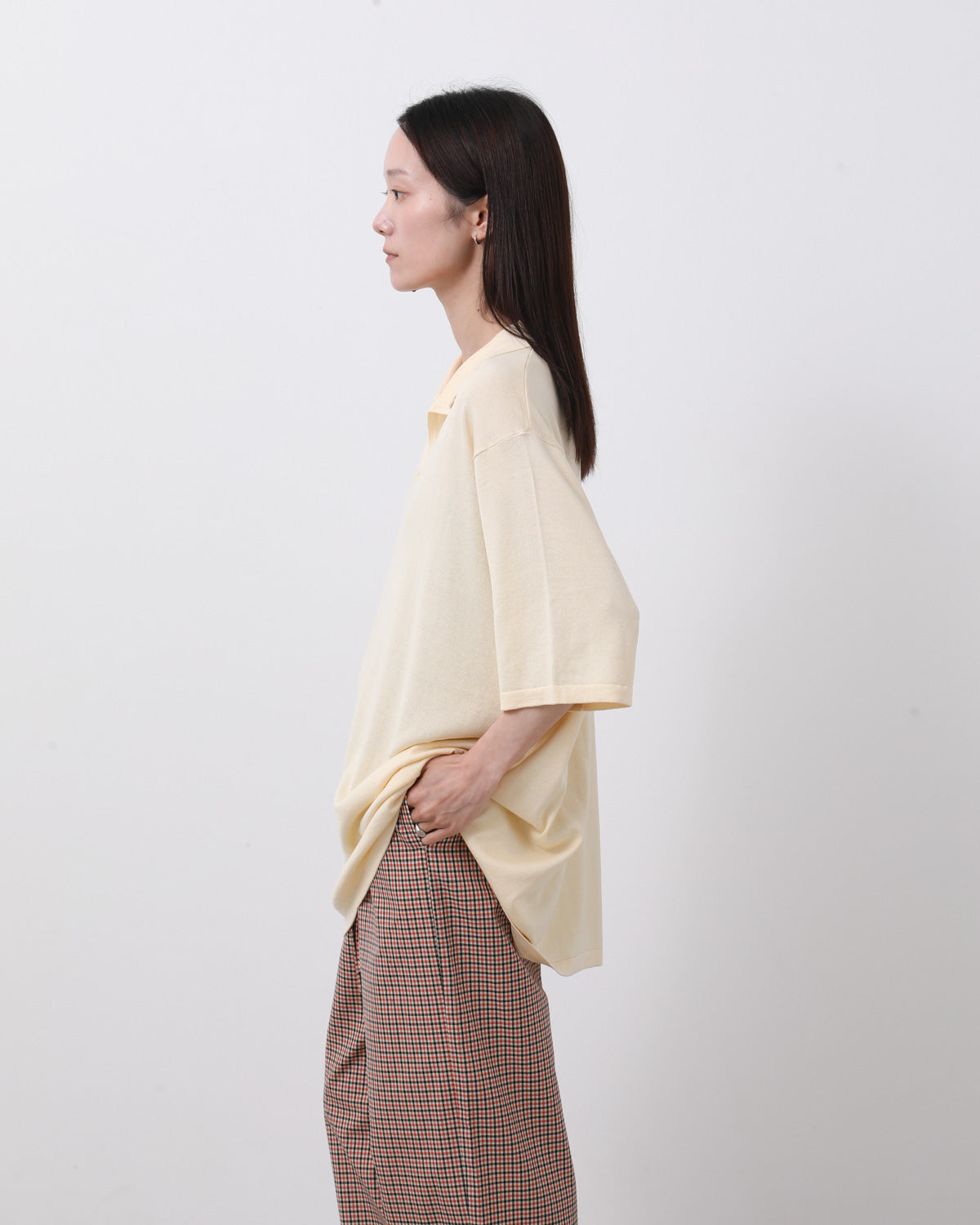 SILK COTTON SKIPPER KNIT