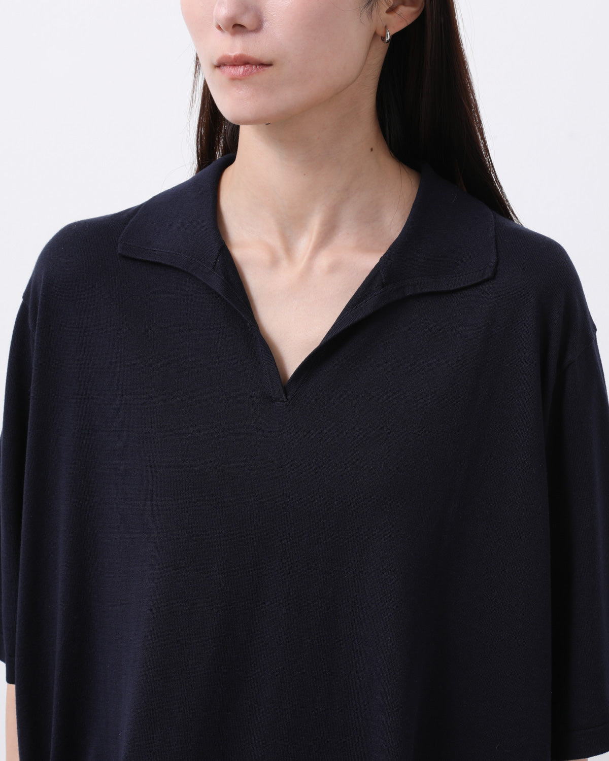 SILK COTTON SKIPPER KNIT