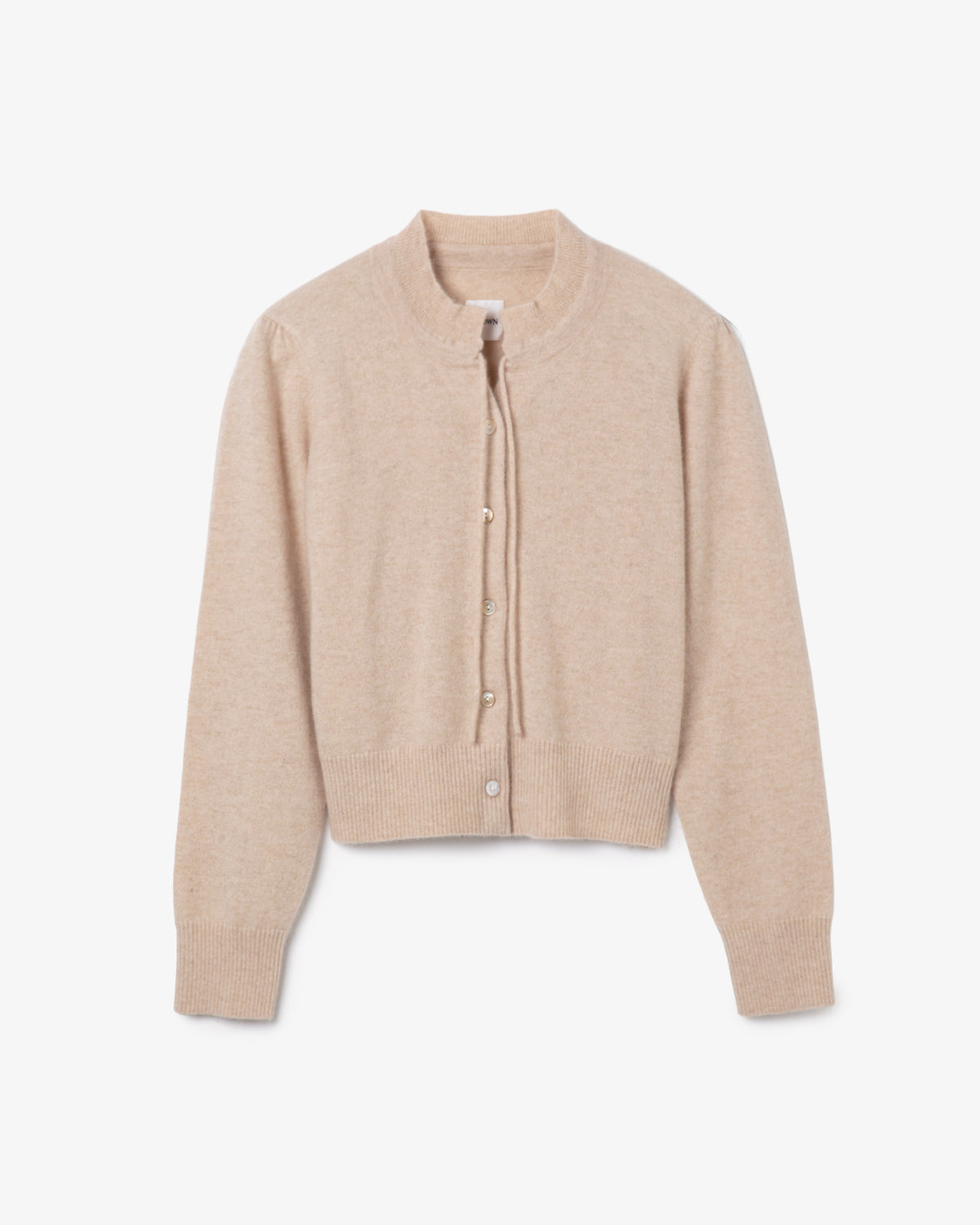 CASHMERE FRILL CARDIGAN