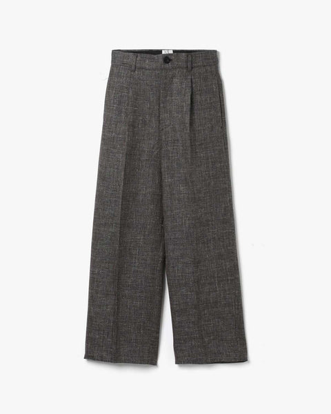 WOOL LINEN 1TUCK SLACKS – COVERCHORD