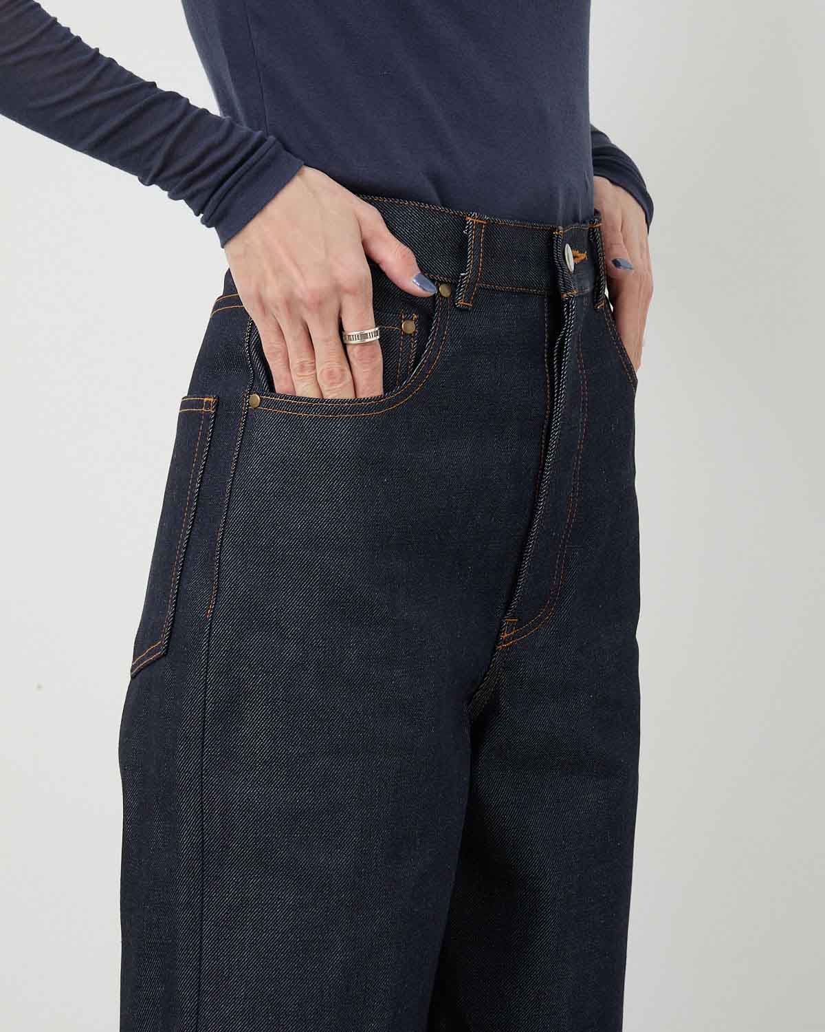 BISOWN WIDE MIDDLE DENIM