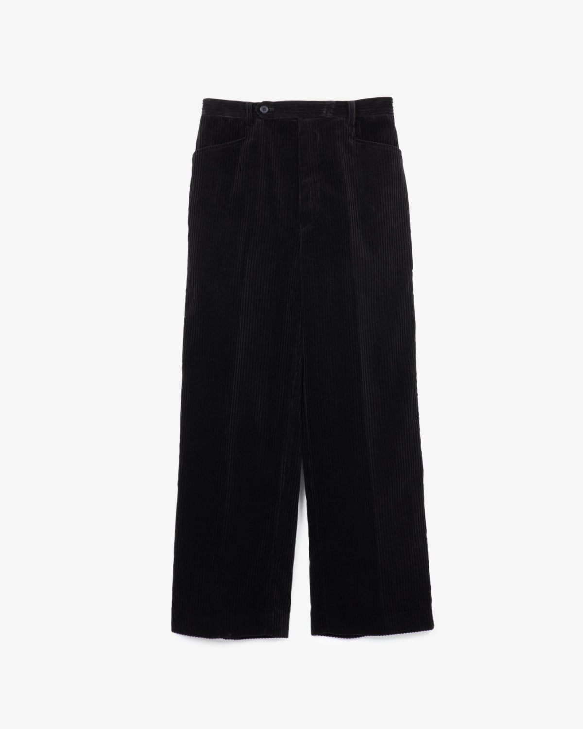 MIXED-WALE CORDUROY NOTUCK SLACKS