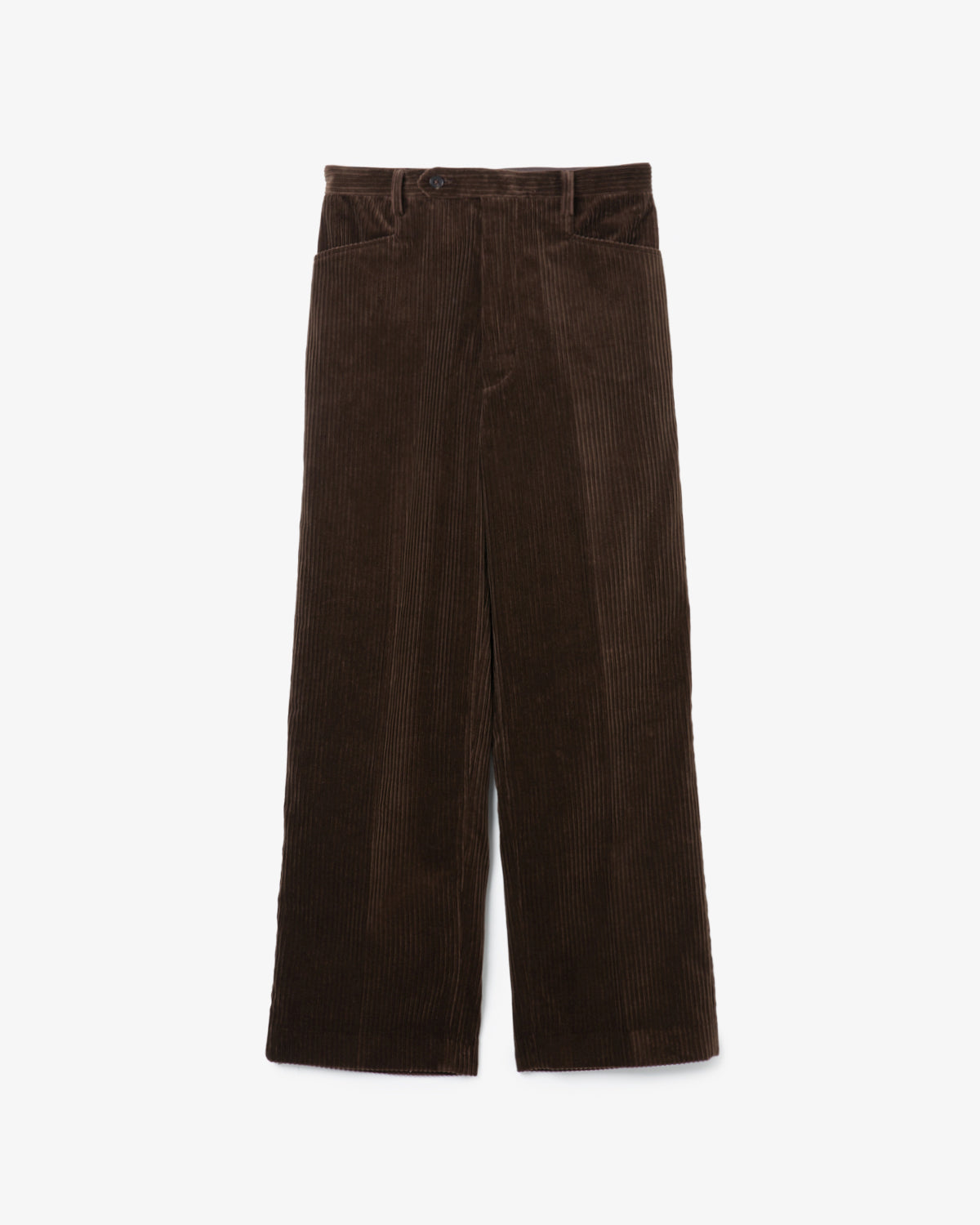 MIXED-WALE CORDUROY NOTUCK SLACKS