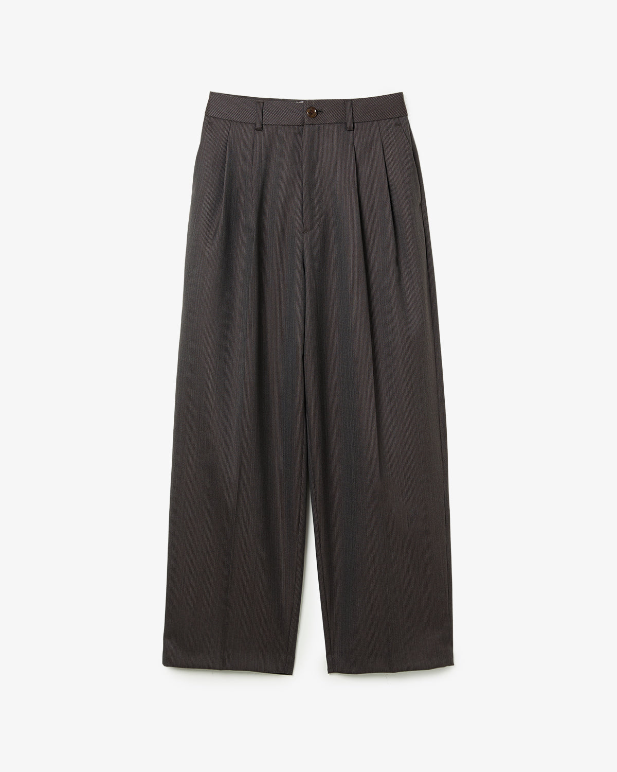 BRITISH CLASSIC WOOL 2TUCK SLACKS