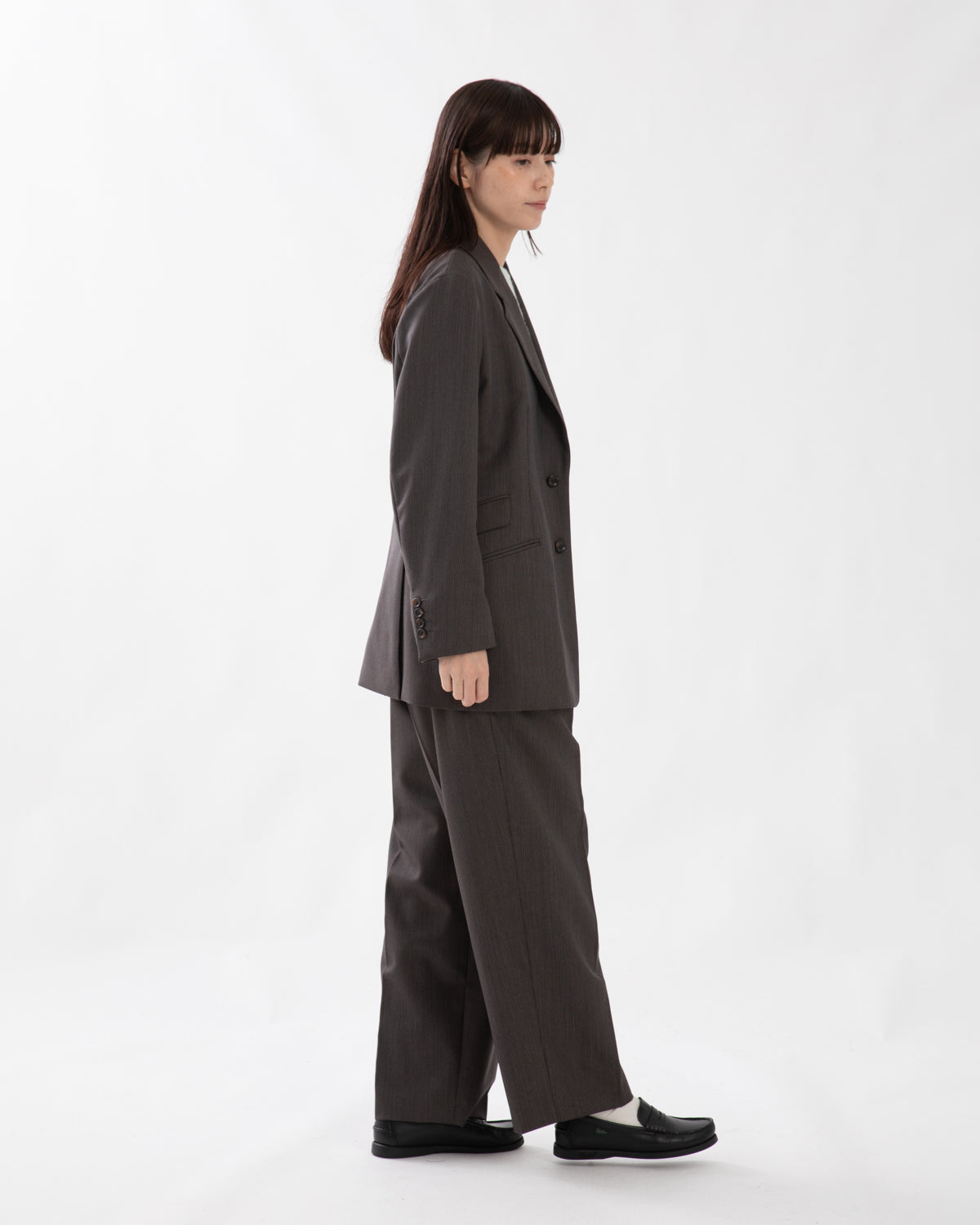 BRITISH CLASSIC WOOL 2TUCK SLACKS