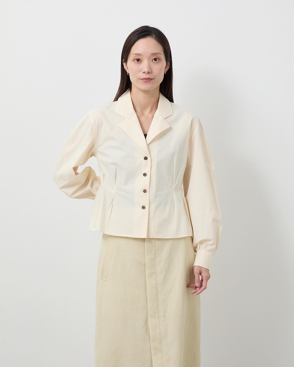 ORGANICCOTTON OPENCOLLER SAHPEDSHIRTS