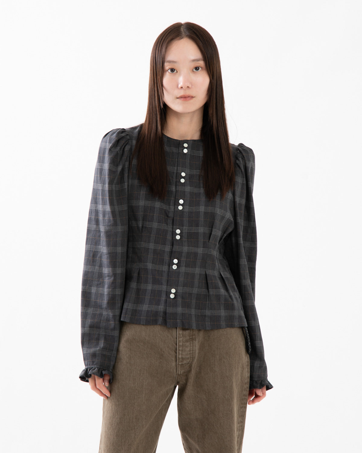 SZ BOIL COTTON PUFF BLOUSE