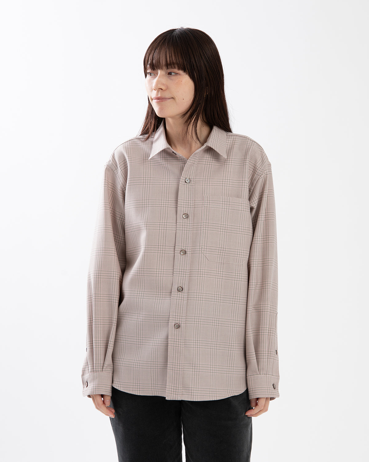 WASHABLE WOOL CHECK SHIRT for COVERCHORD