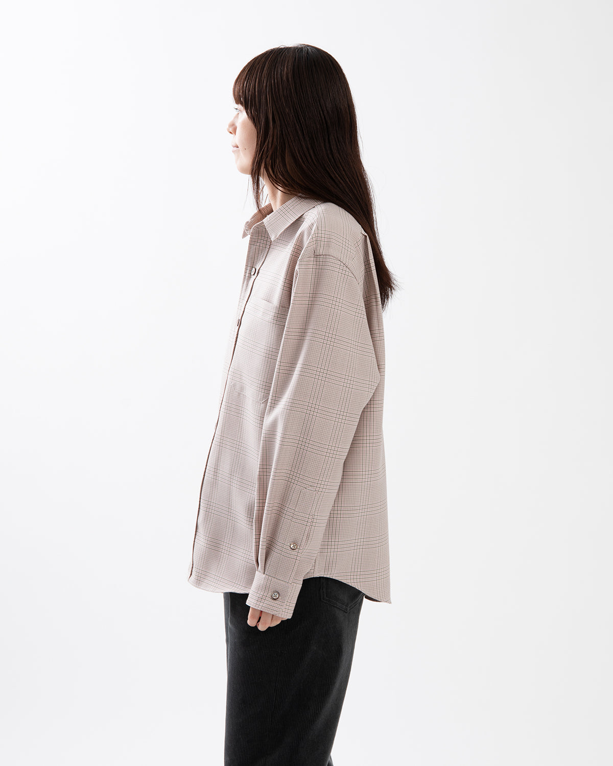 WASHABLE WOOL CHECK SHIRT for COVERCHORD