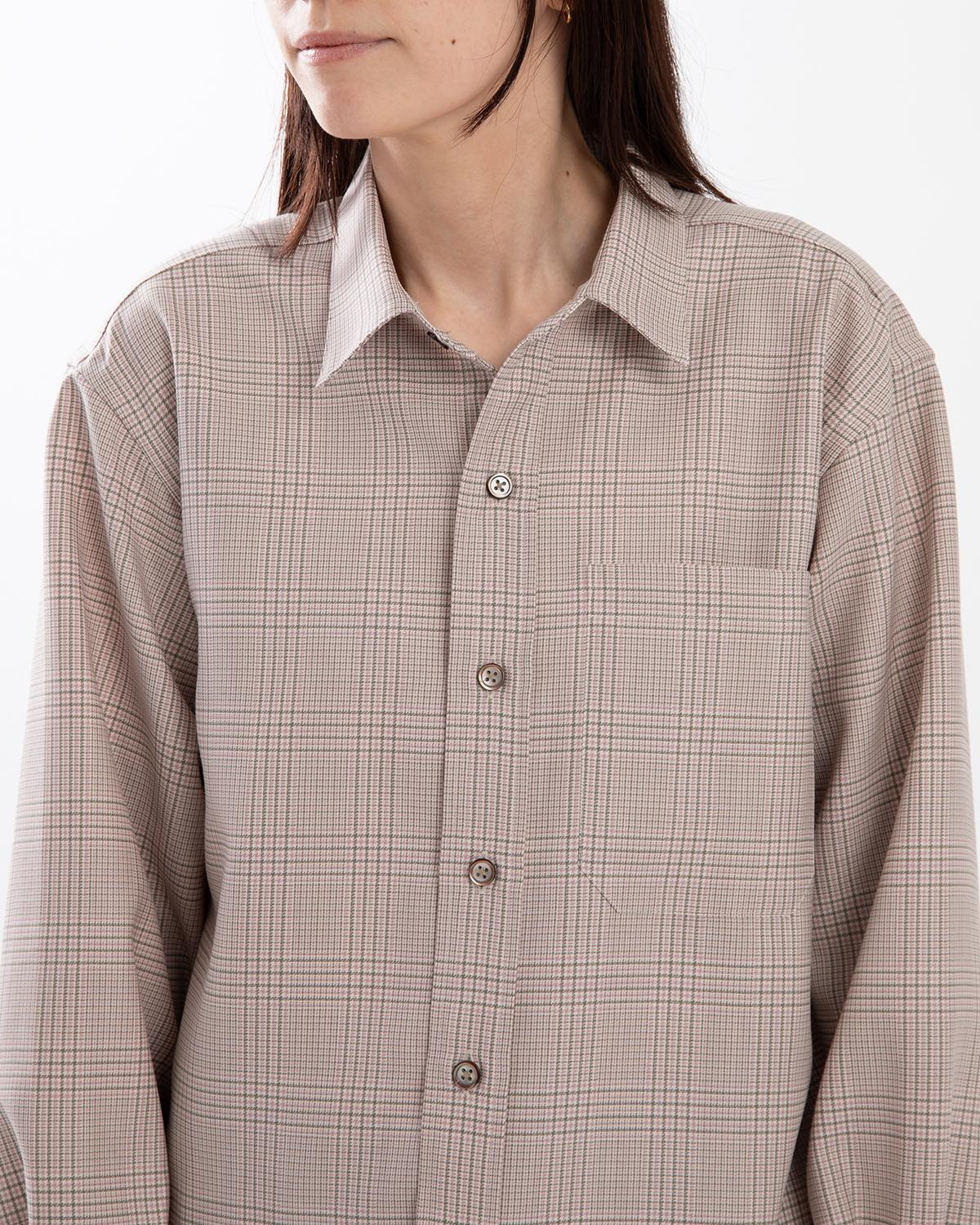 WASHABLE WOOL CHECK SHIRT for COVERCHORD