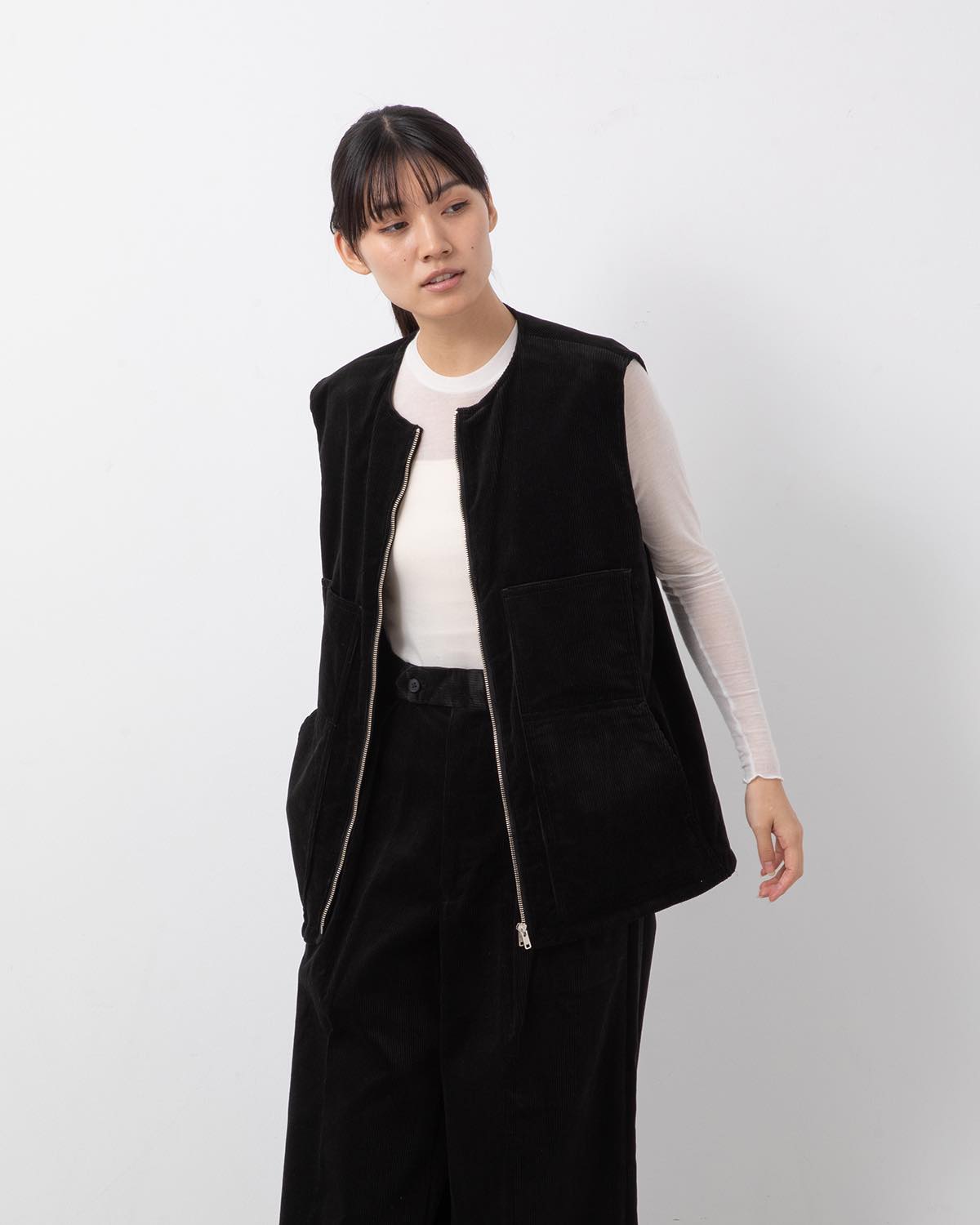 CORDUROY × WO/CA REVERSIBLE VEST