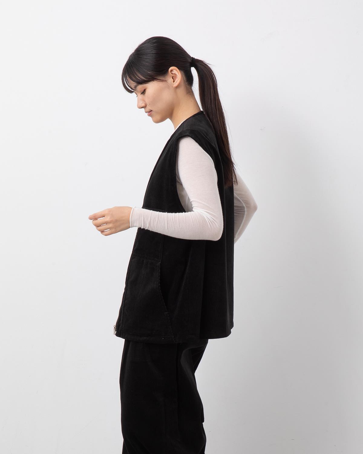 CORDUROY × WO/CA REVERSIBLE VEST